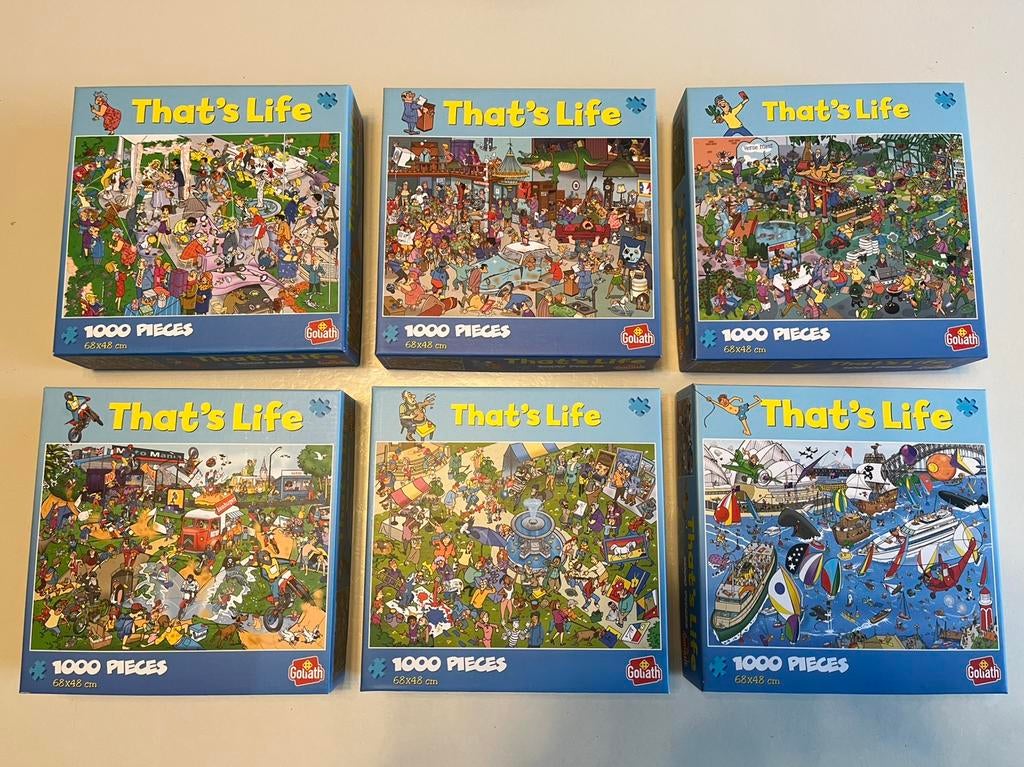 Puzzel 1000, Hobby en Vrije tijd, Stickers en Plaatjes, Ophalen, Zo goed als nieuw, Plaatje