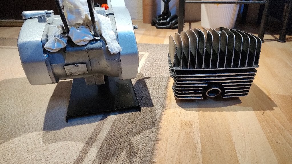 Zündapp 5-bakblok compleet met cilinderkop en zuiger, Ophalen of Verzenden, Gebruikt, Blok