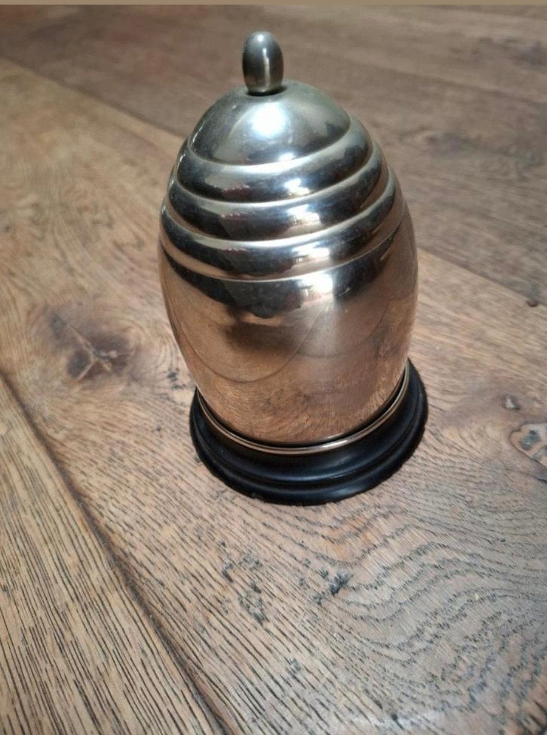 vintage messing beehve design art deco sigarettenhouder, Antiek en Kunst, Ophalen of Verzenden