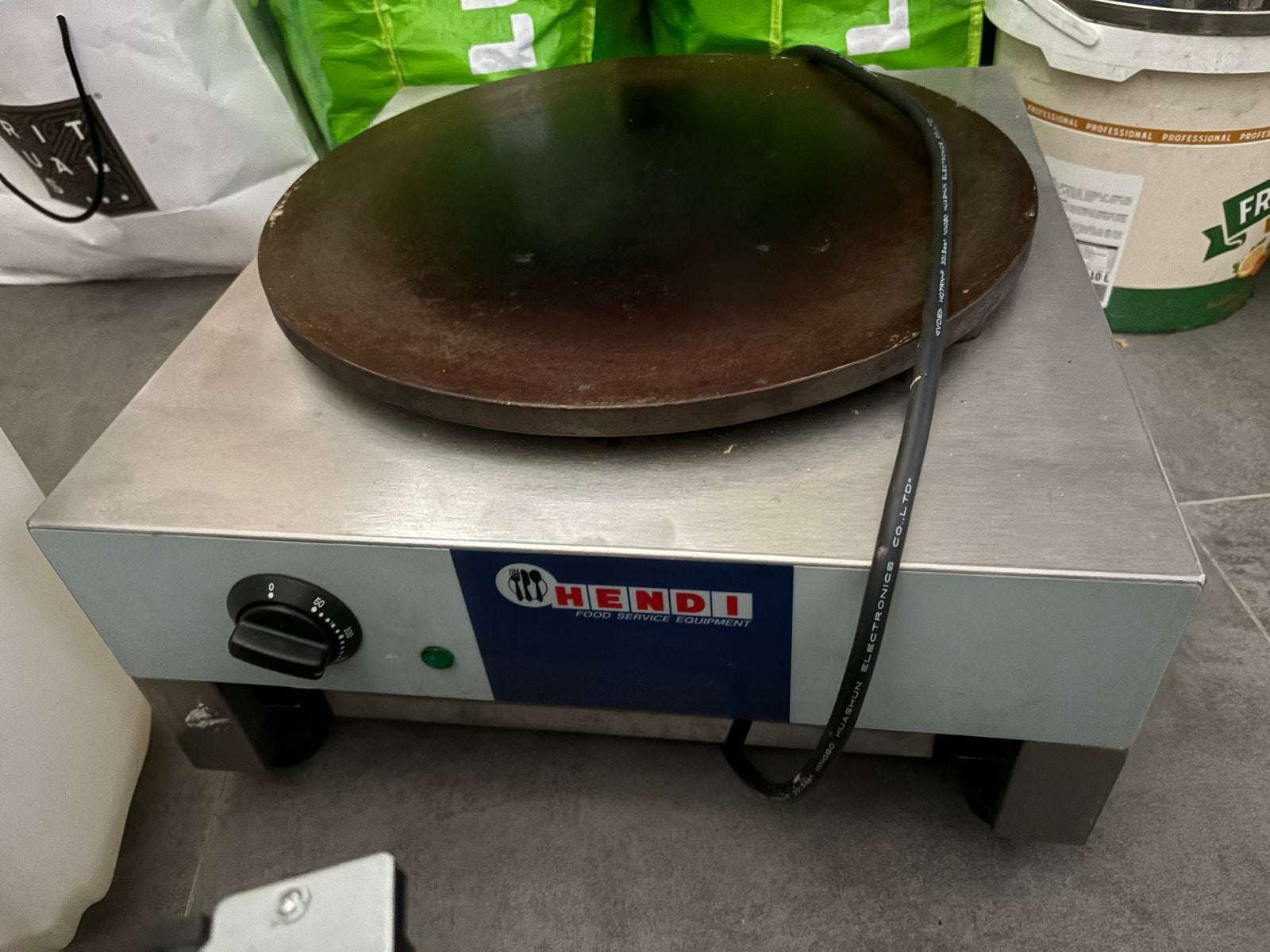 Hendi Crêpeplaat - Professionele Crêpes Maker, Ophalen of Verzenden, Gebruikt