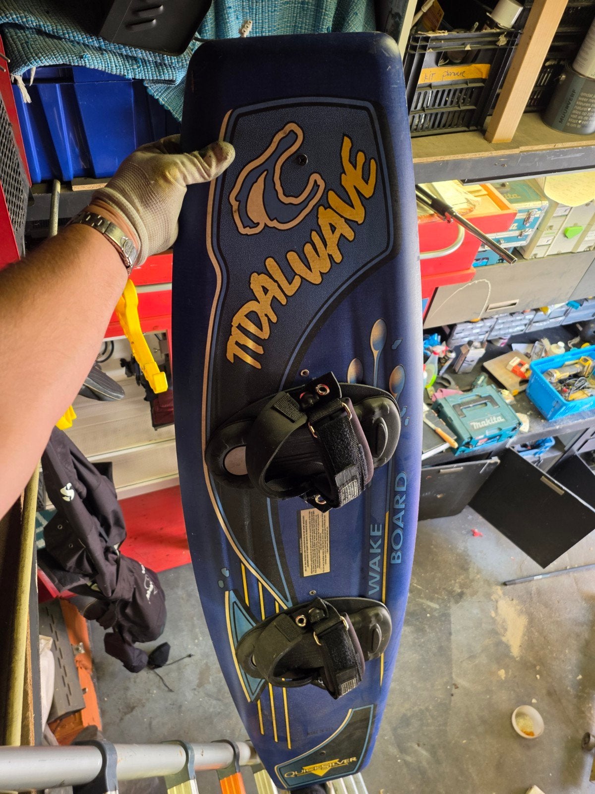 Quicksilver Tidal Wave Wakeboard met bindingen, Watersport en Boten, Wakeboarden, Ophalen of Verzenden