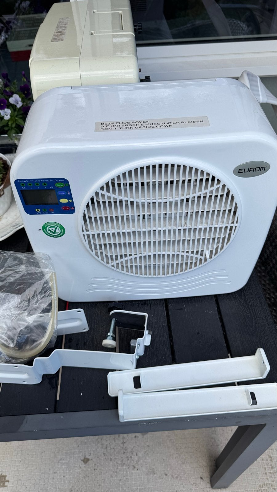 Eurom Mobiele Airco, Witgoed en Apparatuur, Airco's, Ophalen, Gebruikt, Minder dan 60 m³, 3 snelheden of meer