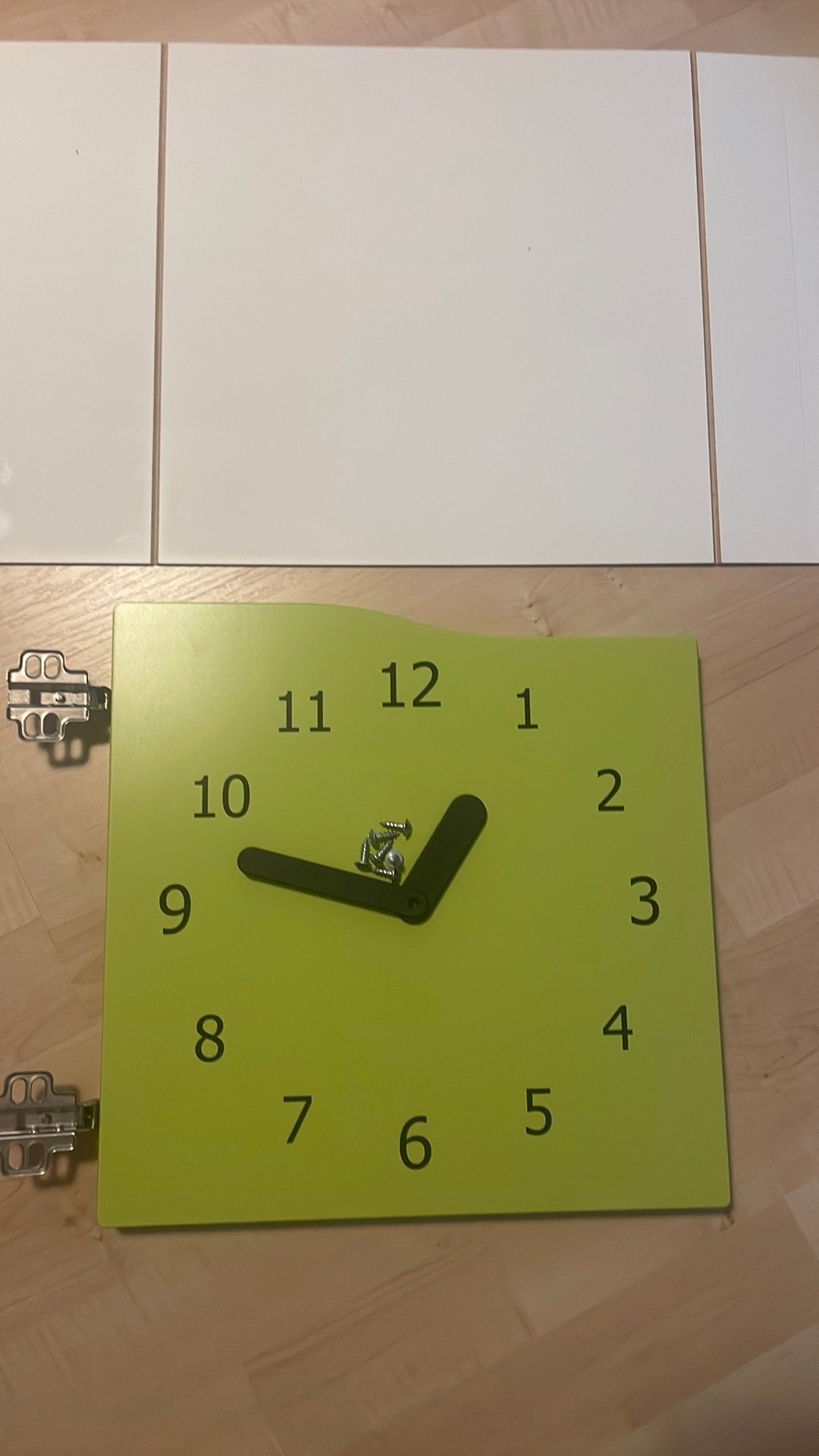 Kallax deurtje/klok incl inzetkastje, Ophalen of Verzenden, Zo goed als nieuw