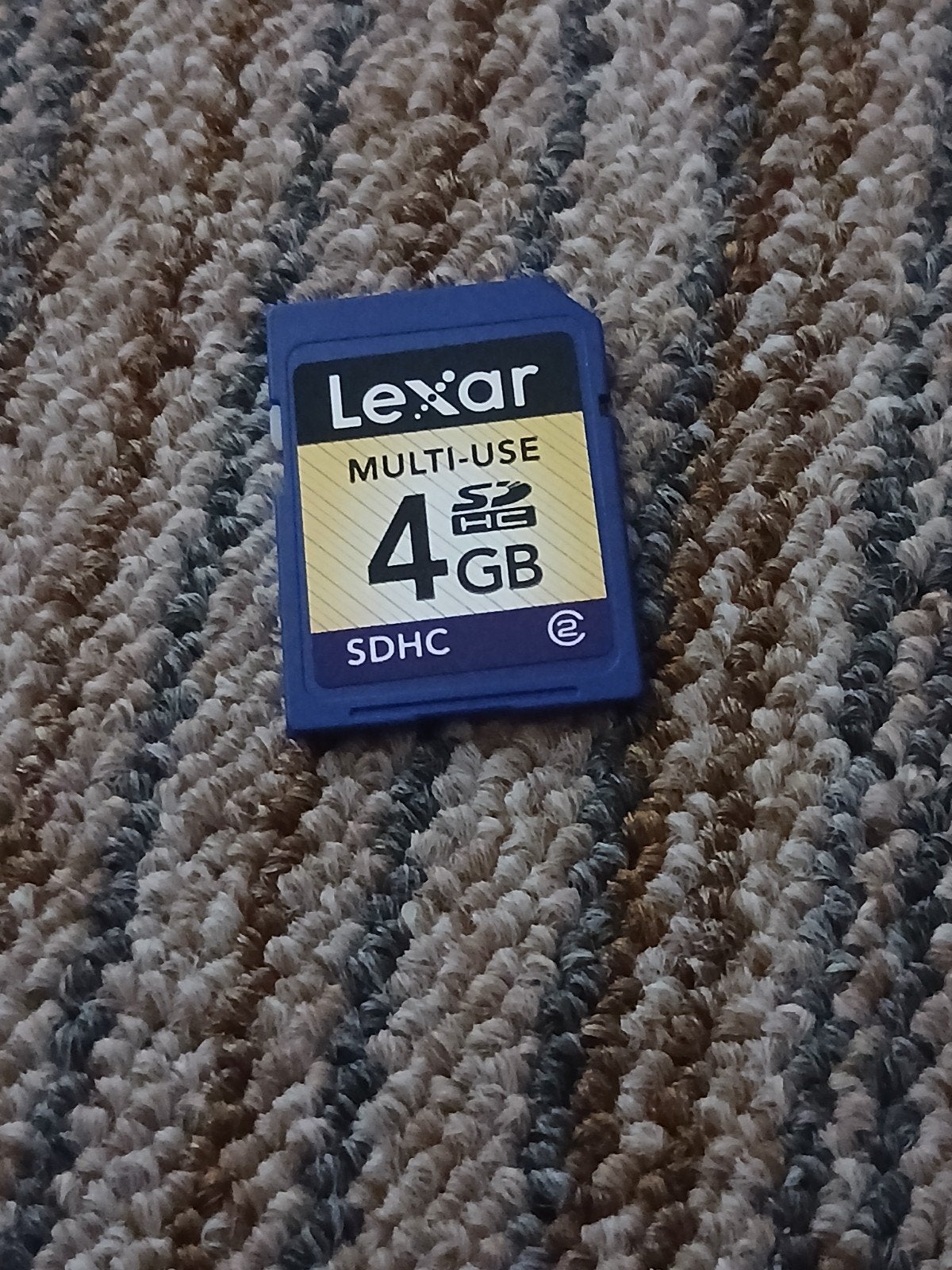 Lexar Multi-Use SDHC Geheugenkaart 4GB, Audio, Tv en Foto, Gebruikt, Verzenden, Lexar, Fotocamera
