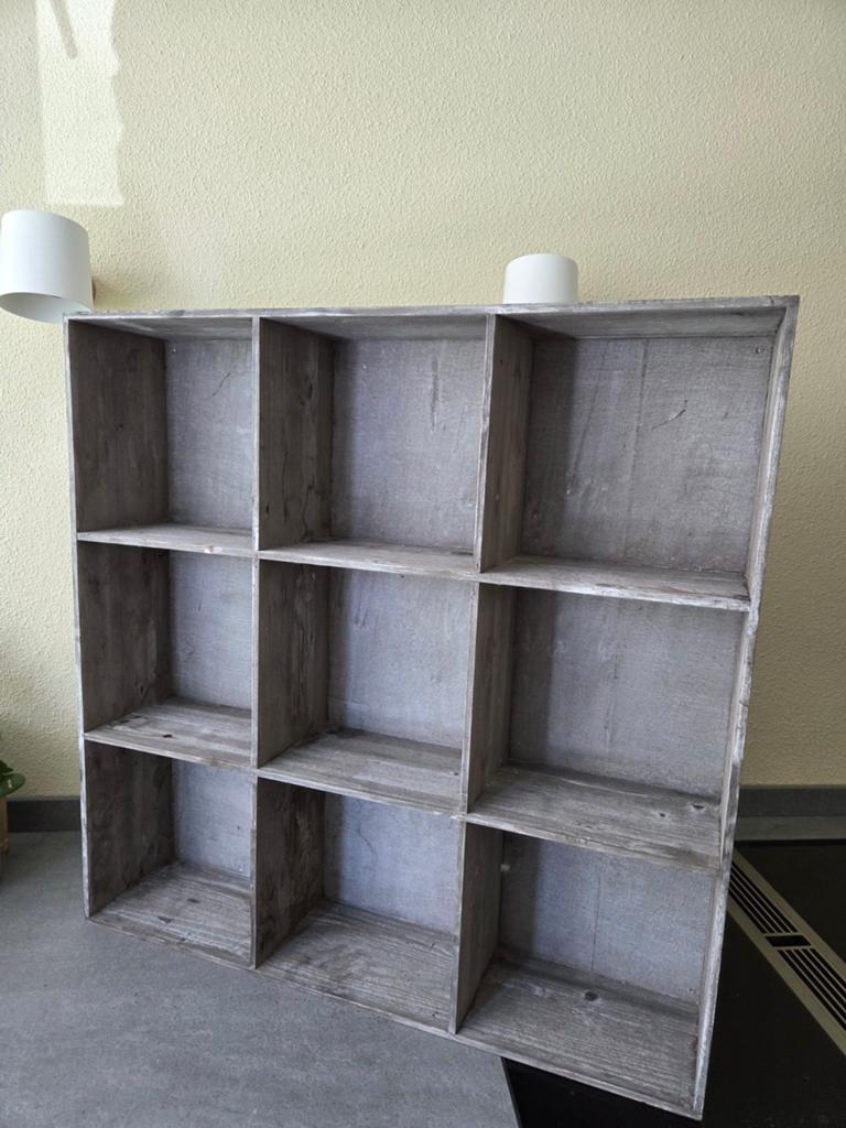 Houten wand vakken kast, Ophalen, Gebruikt, 50 tot 100 cm, Minder dan 25 cm