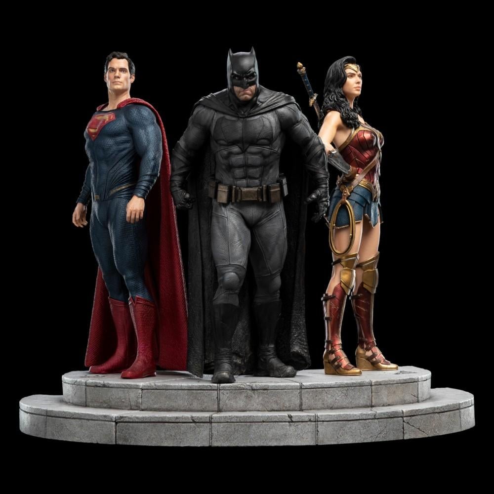 Weta Justice League Set Batman Superman Wonder Woman Statues, Ophalen of Verzenden, Nieuw, Beeldje, Replica of Model