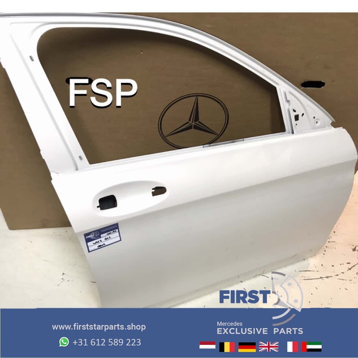 W253 GLC DEUR PORTIER RECHTS VOOR Mercedes GLC Klasse 2016-2, Gebruikt, -, Deur, Ophalen of Verzenden