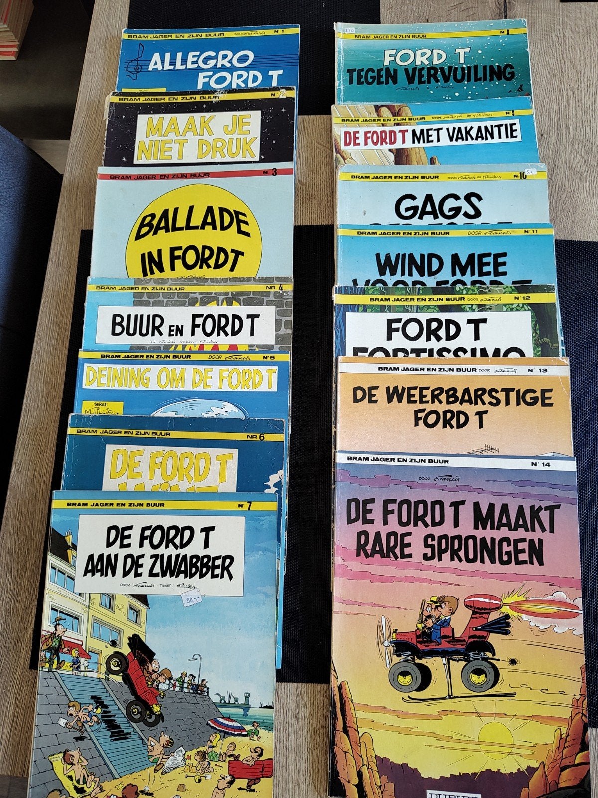 Bram Jager en zijn Buur - Complete serie 1-14, Meerdere stripboeken, Ophalen of Verzenden