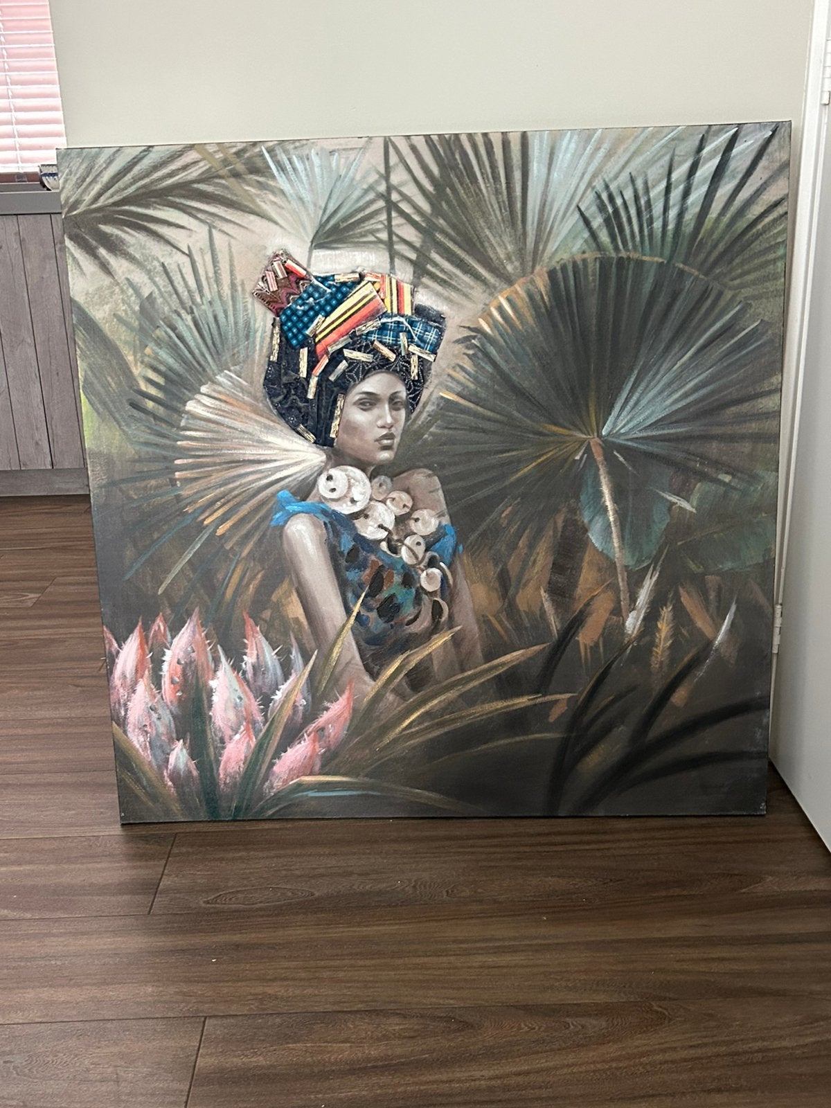 Schilderij 100x100 cm,, Ophalen