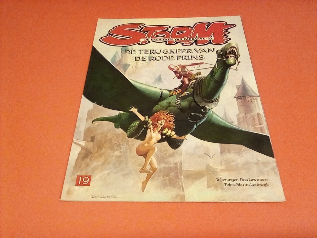 Storm - De Terugkeer van de Rode Prins (nr. 19), Eén stripboek, Don Lawrence, Martin Lodewijk, Ophalen of Verzenden, Zo goed als nieuw