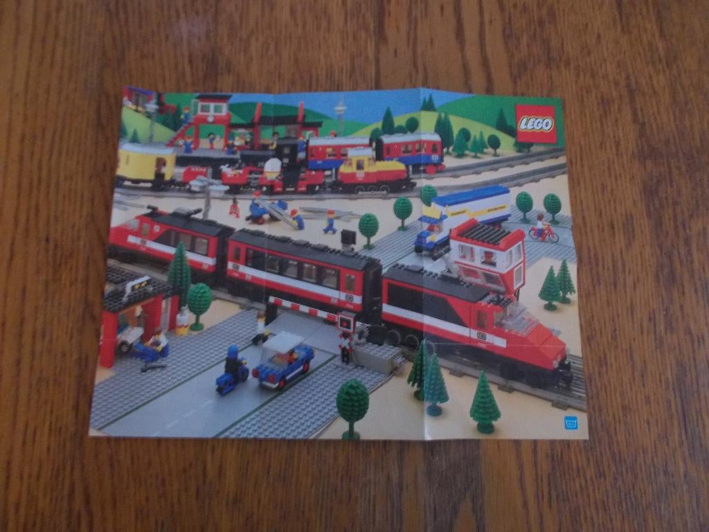 lego folder 1985 treinen, Ophalen of Verzenden, Gebruikt, Lego