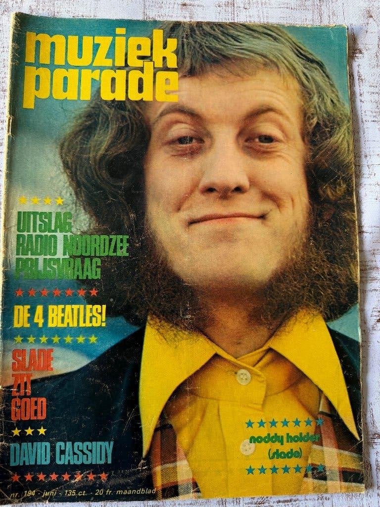 Muziek Parade 194 juni 1973 met George Kooymans, Ophalen of Verzenden, 1960 tot 1980, Tijdschrift