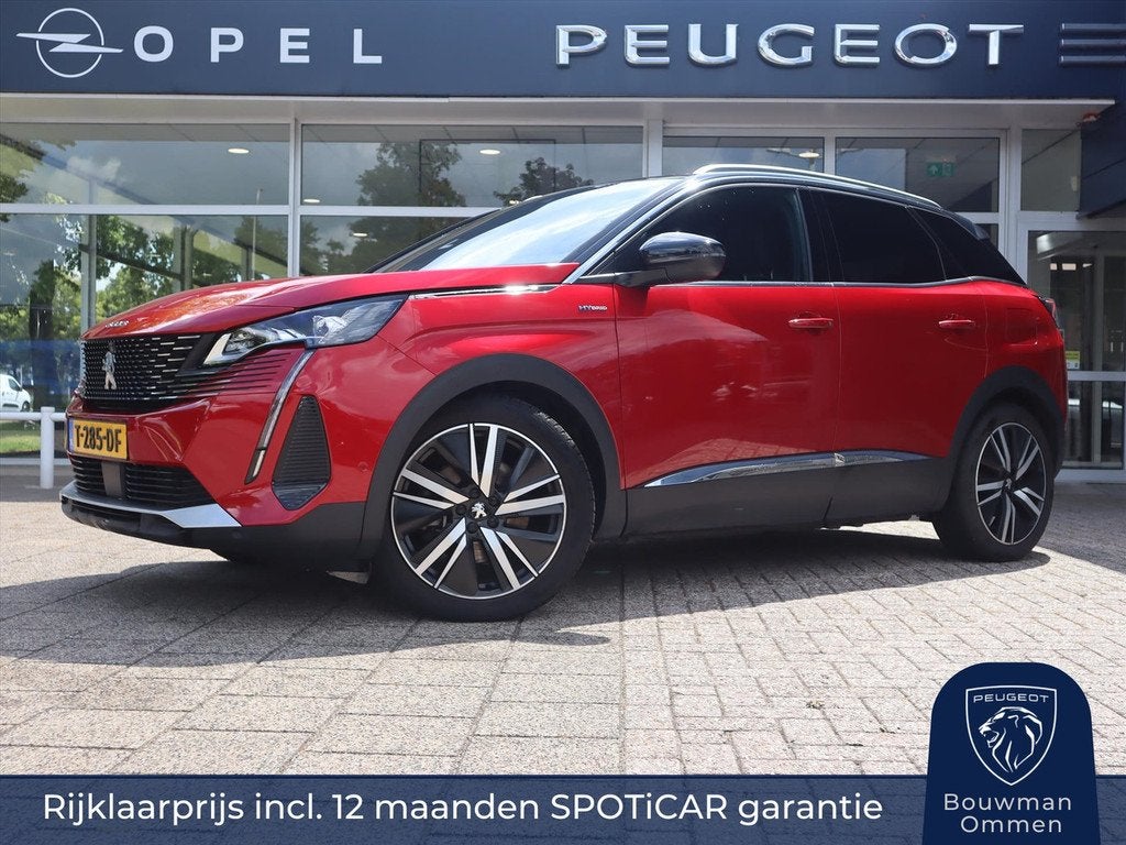 Peugeot 3008 GT Pack Business Plug-in HYbrid 225pk e-EAT8 Au, Auto's, Peugeot, Automaat, 4 cilinders, Bedrijf, Hybride Elektrisch/Benzine