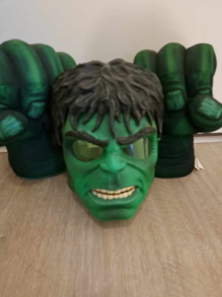 hulk masker, Ophalen of Verzenden, Zo goed als nieuw, Gebruiksvoorwerp