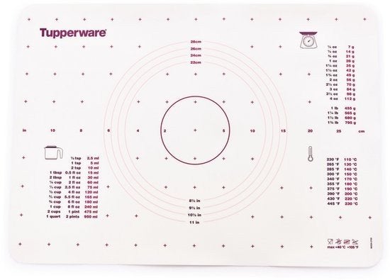 Nieuw Tupperware Siliconen Bakmat met Maatverdeling, Wit, Overige typen, Nieuw, Ophalen of Verzenden