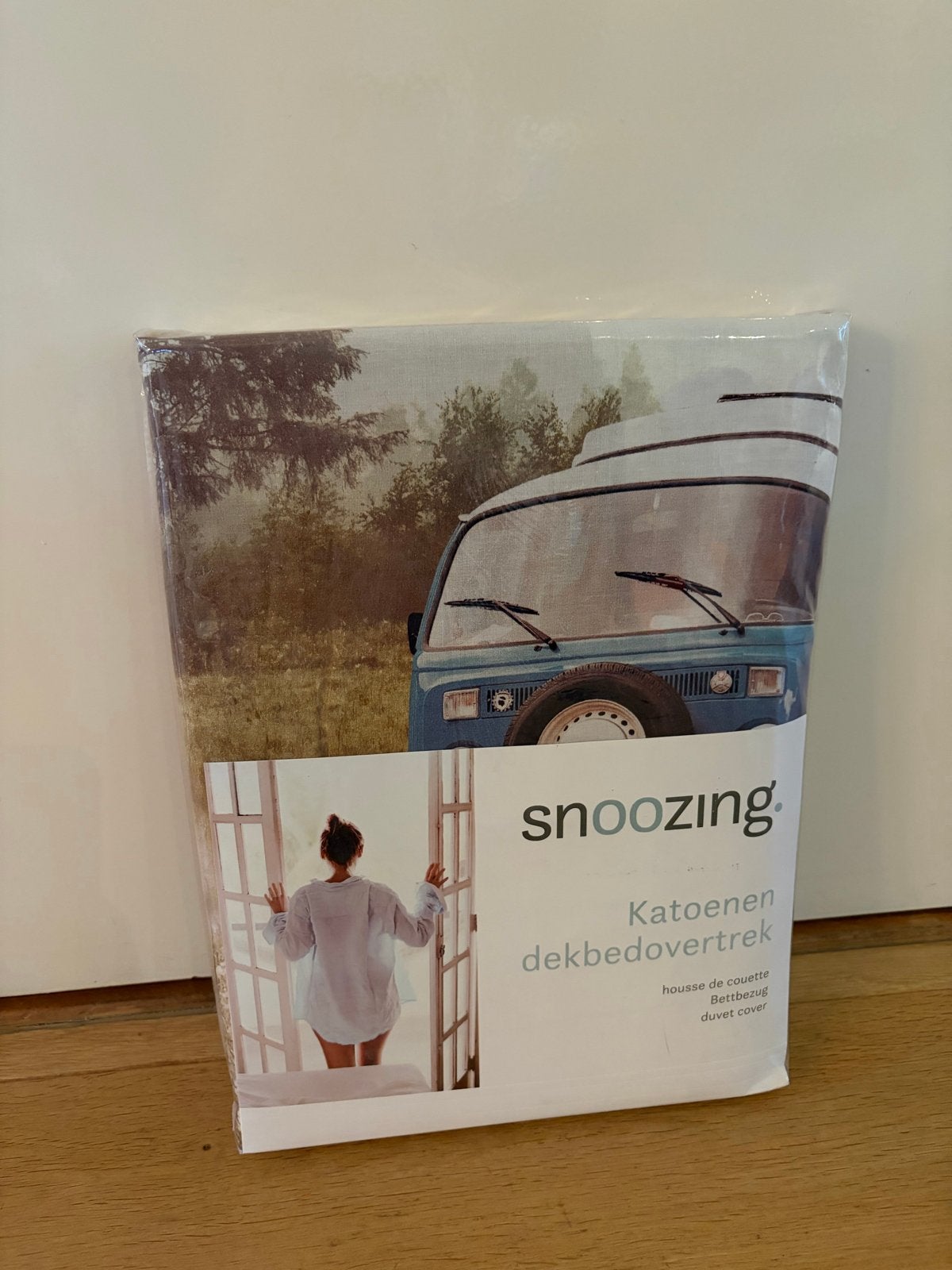 Snoozing Katoenen Dekbedovertrek Camper Van, Ophalen, Nieuw, Ademend, Meerkleurig