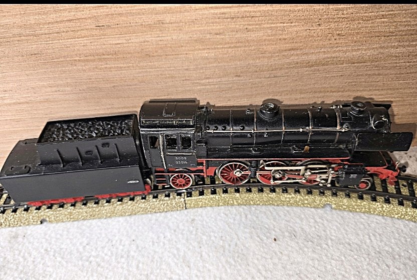 Marklin_HO grote stoomloc met tender 3005 {DA800}BR 23 1953!, Hobby en Vrije tijd, Wisselstroom, Locomotief, Ophalen of Verzenden
