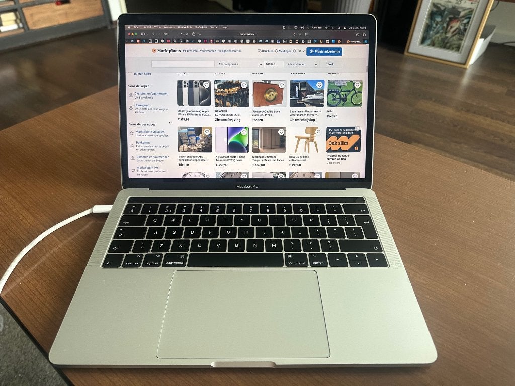 MacBook Pro 13" 2017 Touch Bar – i5 – 8GB – 512GB SSD, Computers en Software, MacBook Pro, Gebruikt, Qwerty, 8 GB