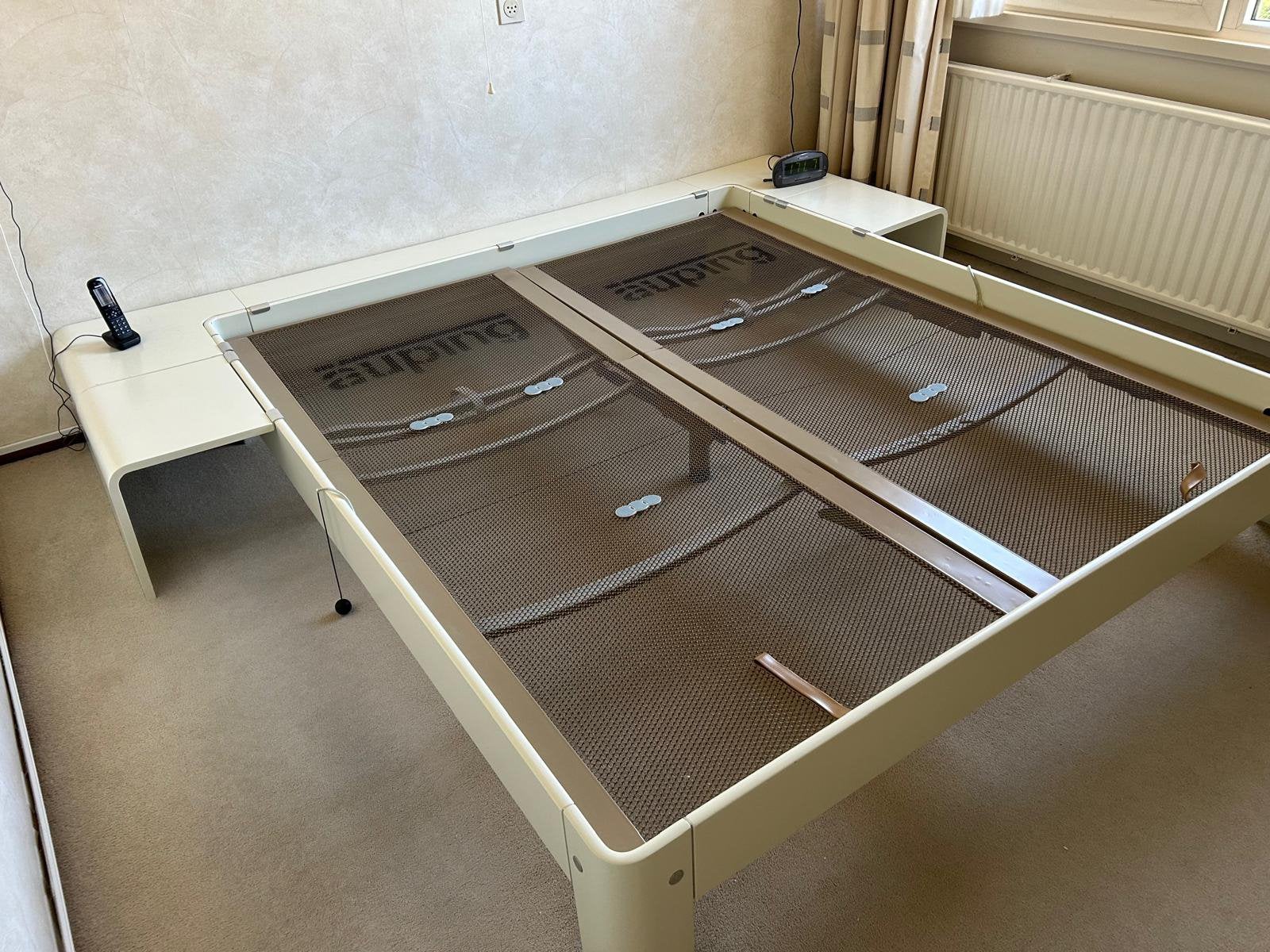 Auping auronde, Huis en Inrichting, Slaapkamer | Bedden, Ophalen, Gebruikt, Wit, Tweepersoons