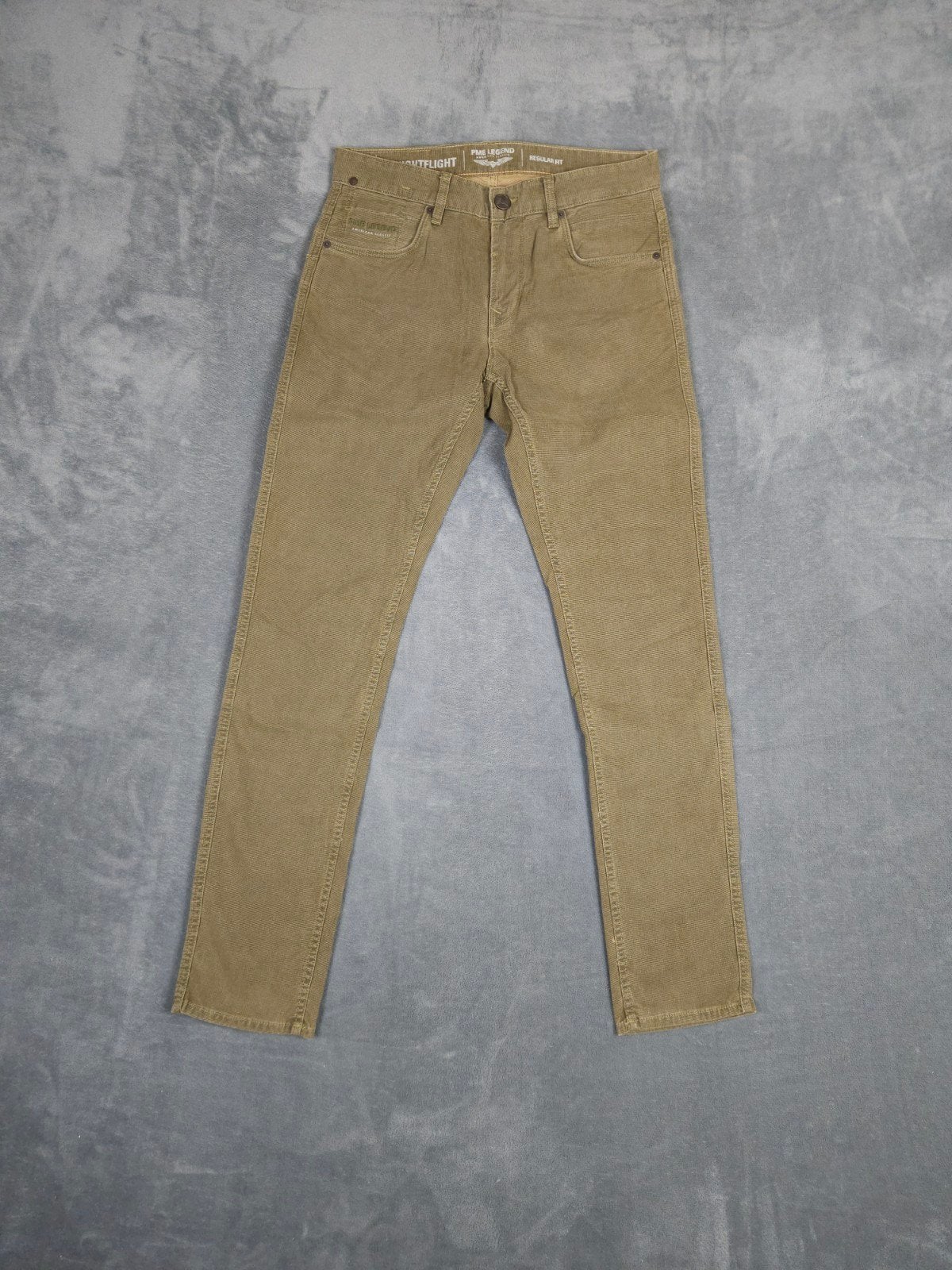 Pme Legend Broek Nightflight W31 L34 Regular Fit Groen., Kleding | Heren, Broeken en Pantalons, ., Zo goed als nieuw, ., Pme Legend