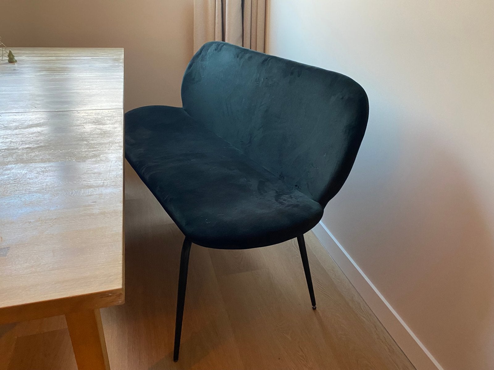 Eettafel bankje, Huis en Inrichting, Tafels | Eettafels, Ophalen, Gebruikt, Rechthoekig, 50 tot 100 cm