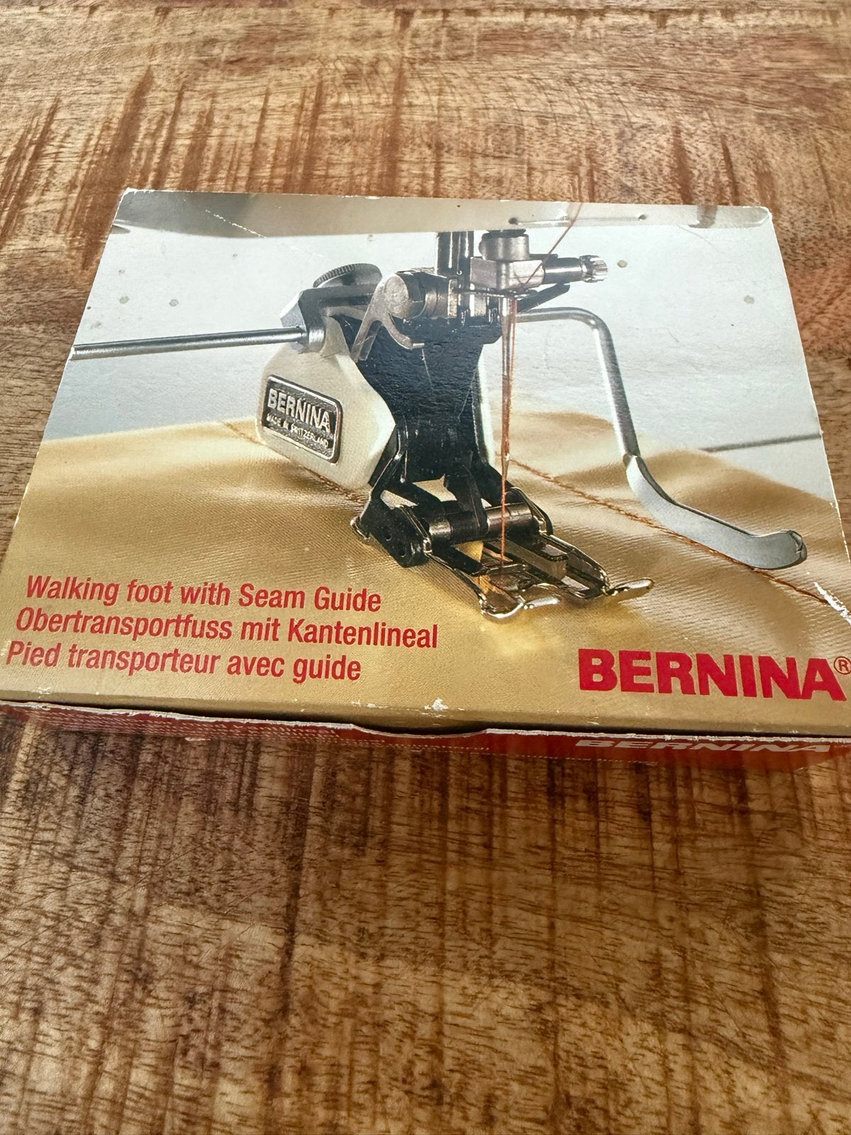 Bernina boventransportvoet met kantlineaal serie 1031, Ophalen of Verzenden, Nieuw, Toebehoren, Bernina