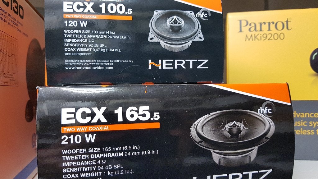 Speakerset Hertz ECX NIEUW 100 / 165, Auto diversen, Autospeakers, Ophalen of Verzenden, Nieuw