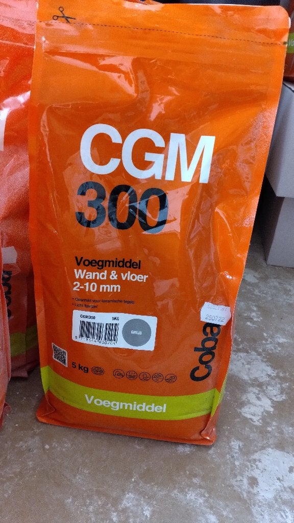 Coba Voegmiddel Wand & Vloer CGM 300 - Wit/Zilvergrijs/Grijs, Ophalen, 60 cm of meer, Overige typen, Nieuw
