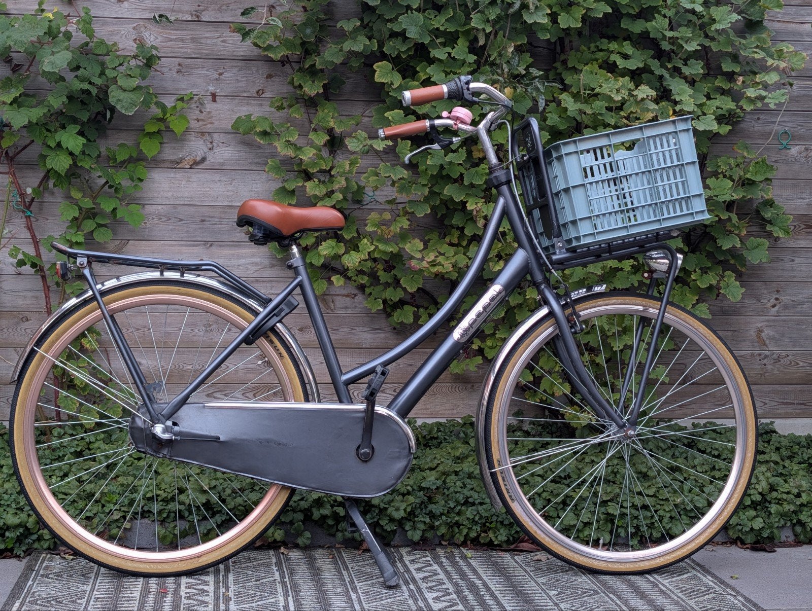 Popal 28 inch transportfiets 3 versnellingen, Terugtraprem, Gebruikt, Versnellingen, 56 cm of meer