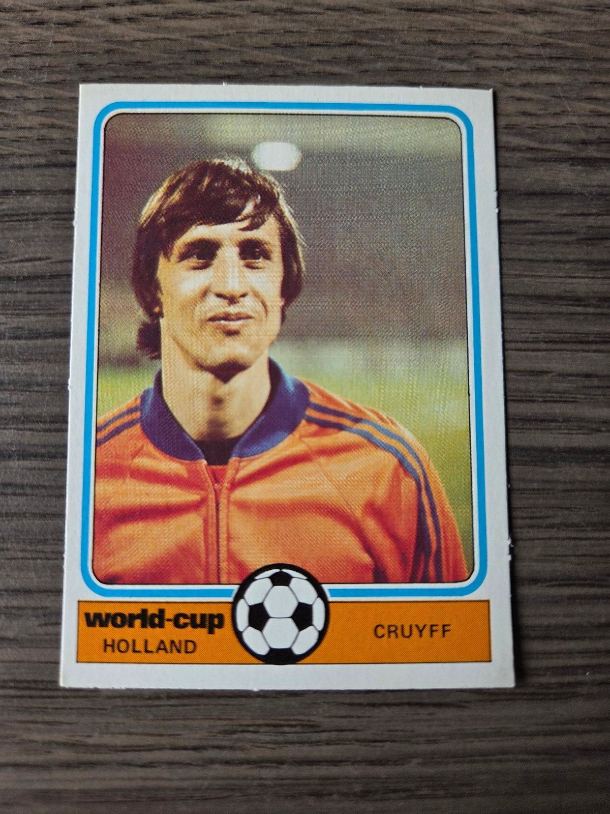 Johan Cruyff Monty World Cup 78 wk 1978 trading card, Ophalen of Verzenden, Zo goed als nieuw, Ajax, Poster, Plaatje of Sticker