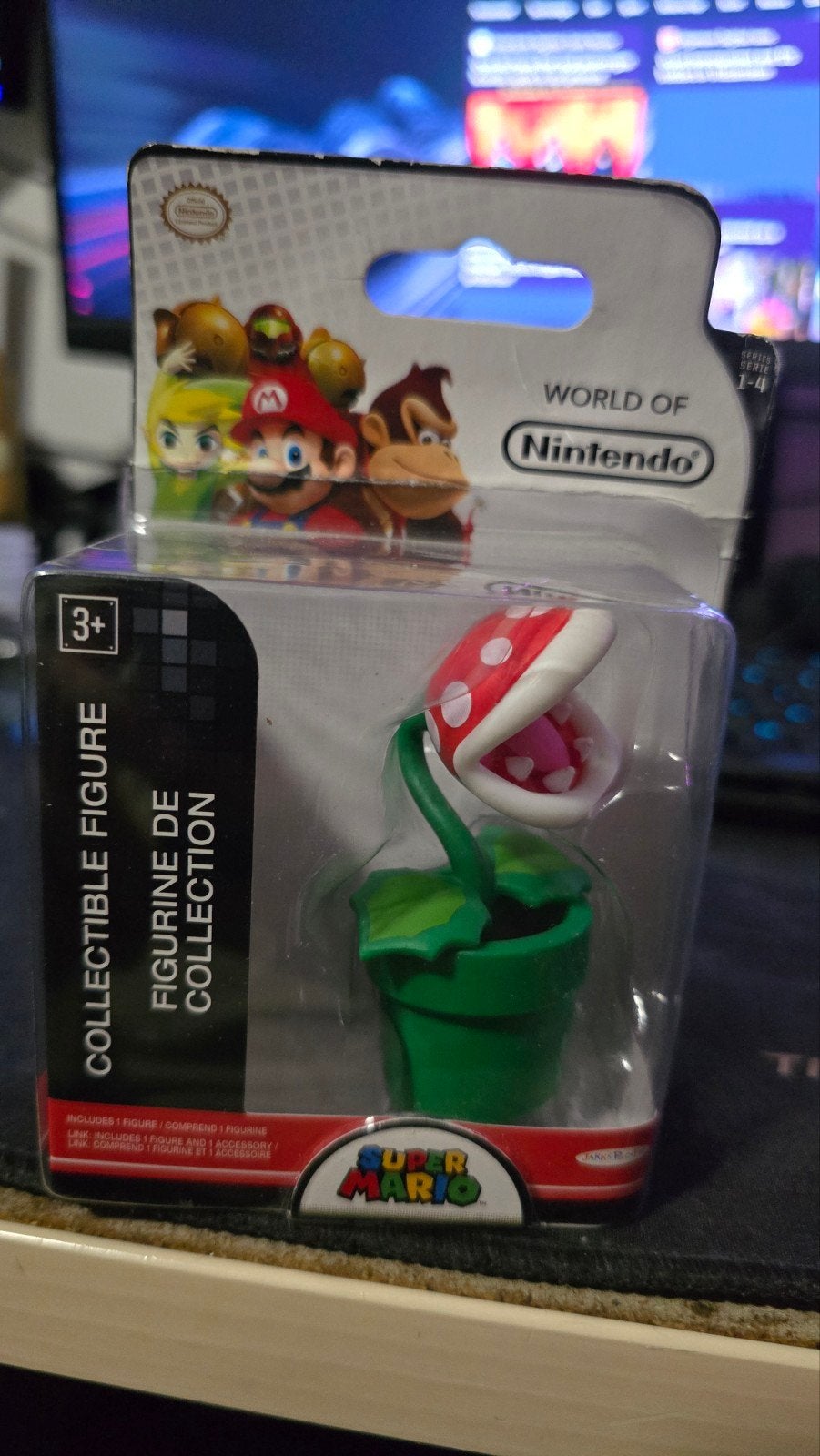 Piranha Plant Figuur - Super Mario World of Nintendo, Ophalen of Verzenden