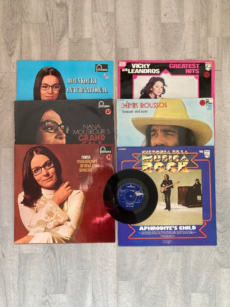 LP Grieks popsongs 60-70's , o.a. Aphrodites Child, LP, Overige genres, Ophalen of Verzenden, Zo goed als nieuw
