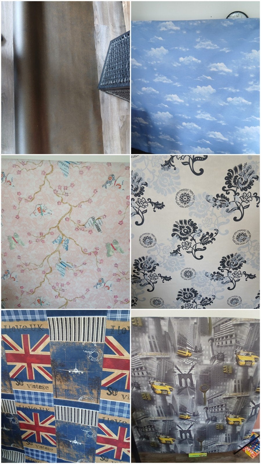 Diverse fotoachtergronden: stof, papier, pvc voor fotografen, Ophalen of Verzenden, Gebruikt