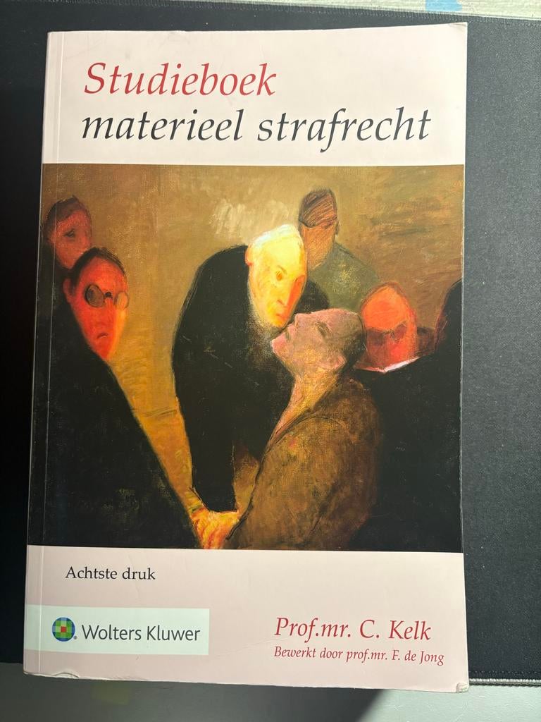 Studieboek materieel strafrecht - 8e druk, Boeken, Studieboeken en Cursussen, Verzenden, Gamma, Gelezen, WO