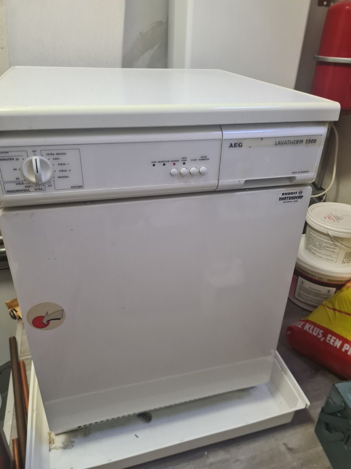 AEG LAVATHERM T 520 electronic condensdroger, Ophalen