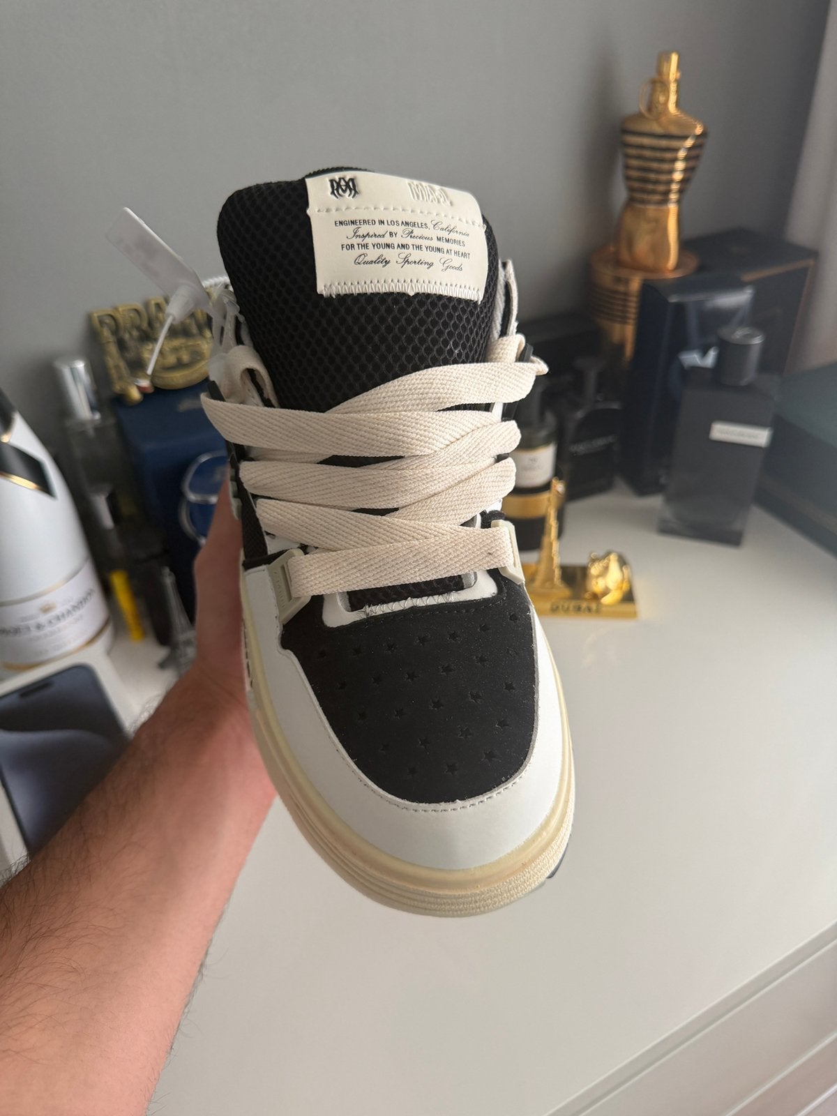 Amiri schoenen, Kleding | Heren, Schoenen, Wit, Ophalen of Verzenden, Sneakers of Gympen, Zo goed als nieuw