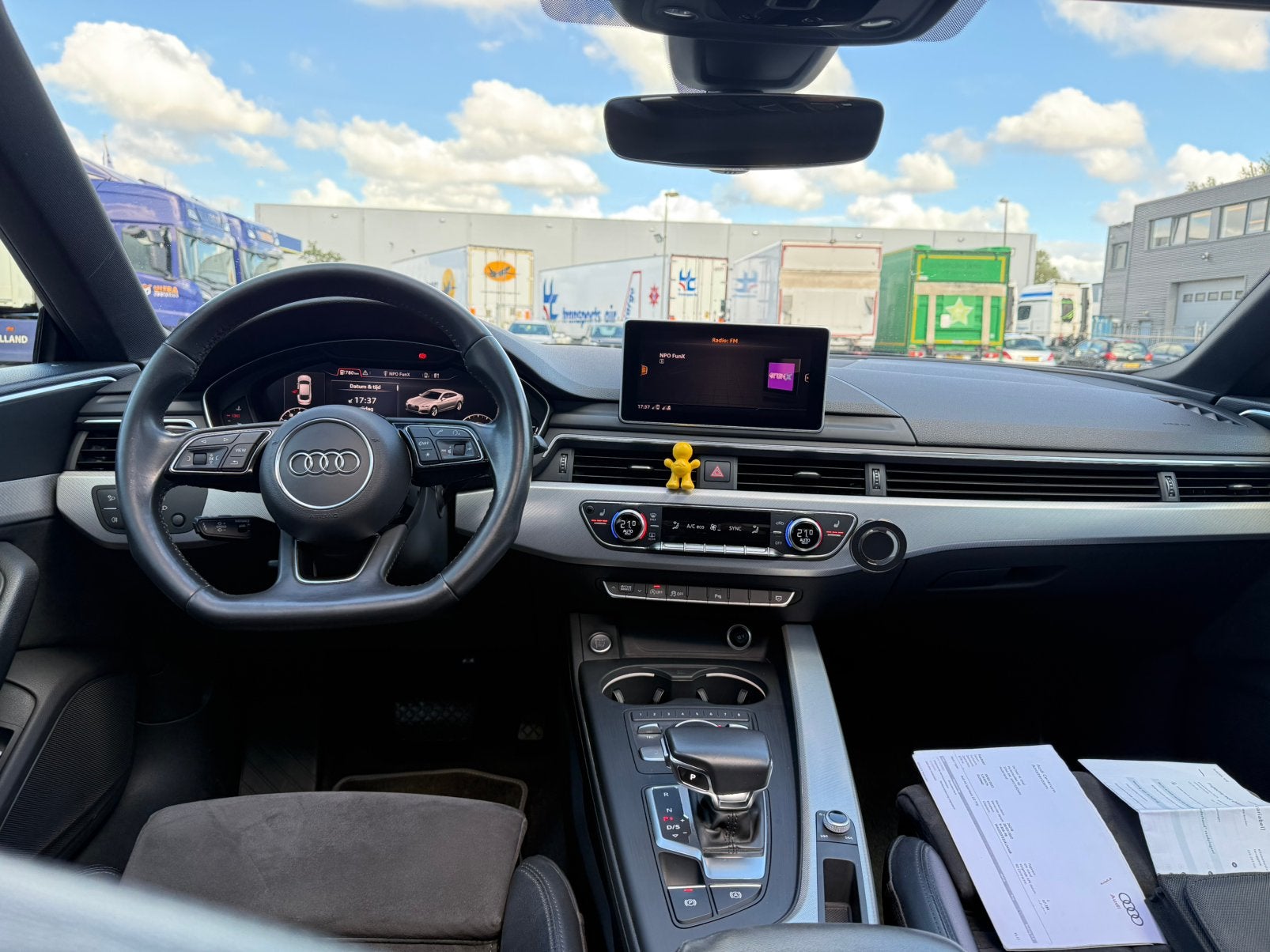 Audi A5 Sportback BLACK Edition 190PK| S-line| ACC| Pano, Auto's, Audi, Lichtsensor, 1984 cc, Particulier, Zilver of Grijs