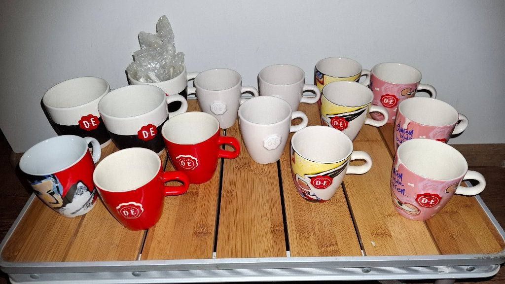 DE koffie kopjes, Ophalen of Verzenden, Nieuw, Porselein, Kop en/of schotel