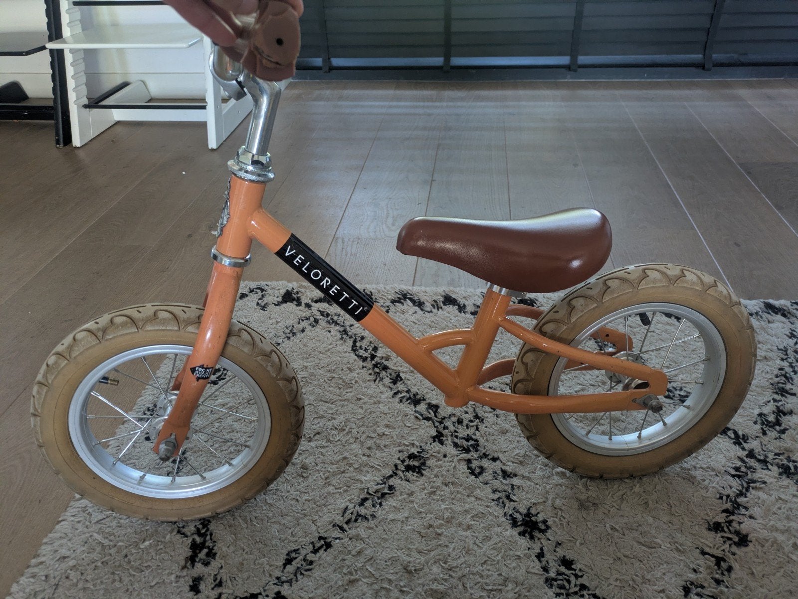 Veloretti 12 inch loopfiets Blazing Salmon, Ophalen, Gebruikt, Minder dan 16 inch, Veloretti