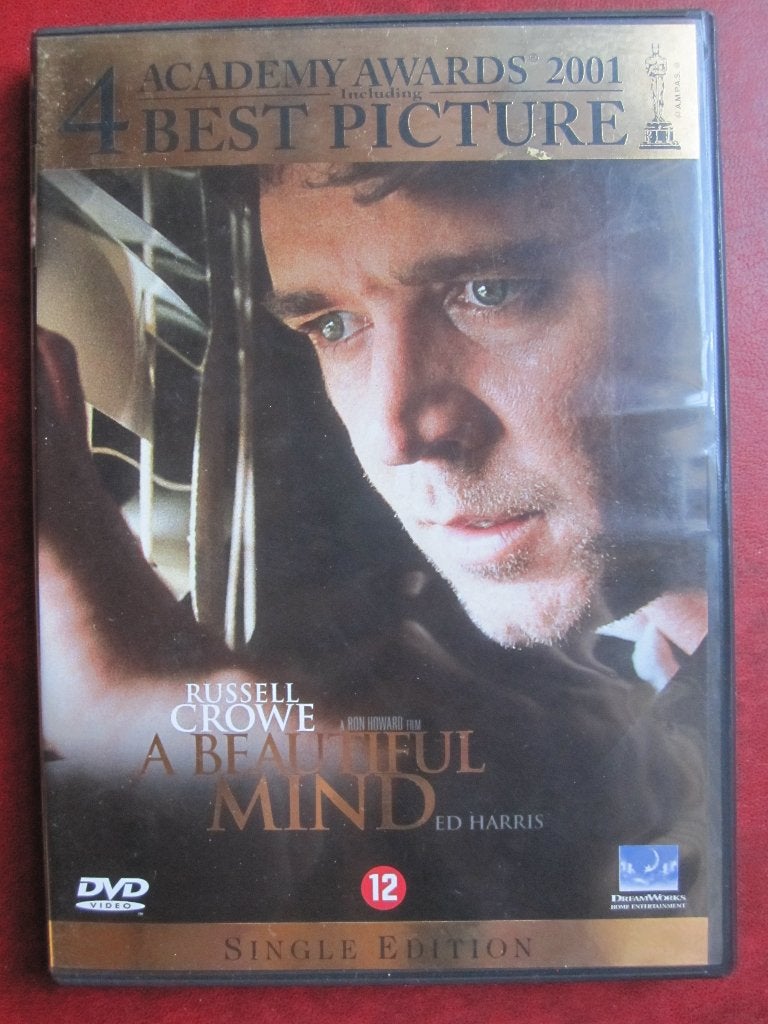 A Beautiful Mind (2001), Cd's en Dvd's, Dvd's | Drama, Overige genres, Ophalen of Verzenden, Zo goed als nieuw, Frans