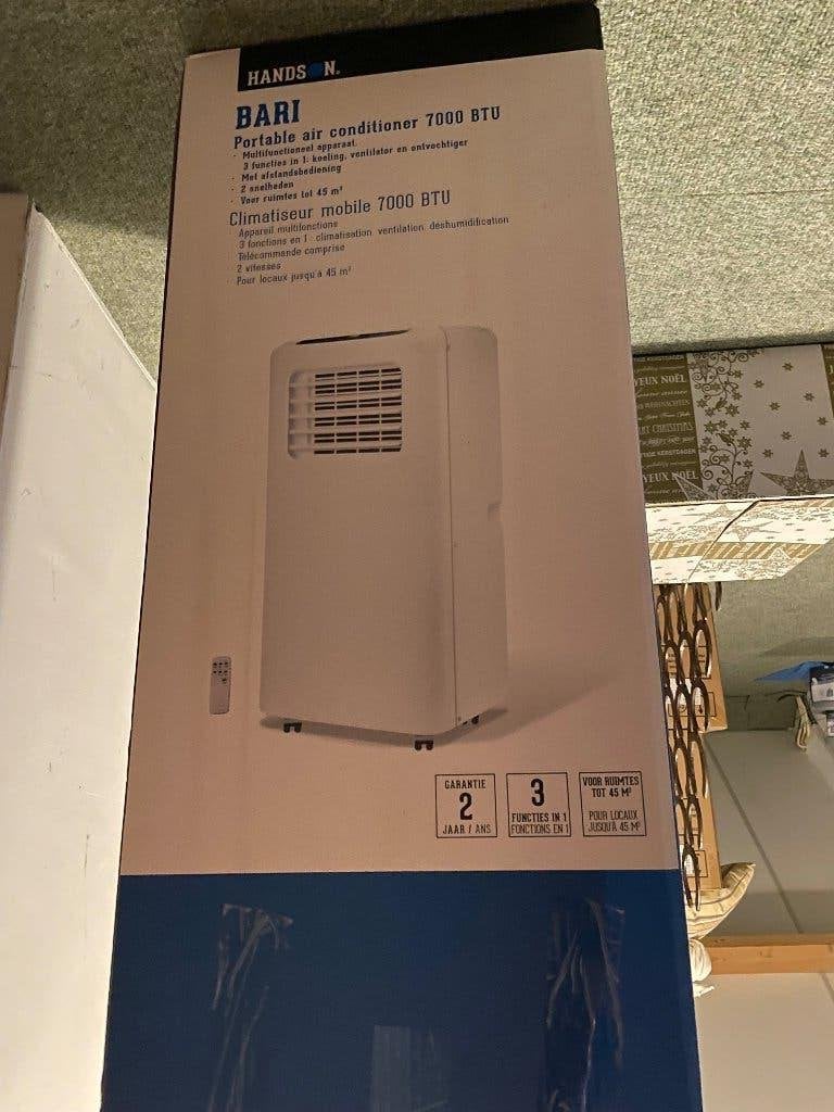 Mobiele airco handson bari, Witgoed en Apparatuur, Airco's, Ophalen, Minder dan 60 m³, 3 snelheden of meer, Zo goed als nieuw