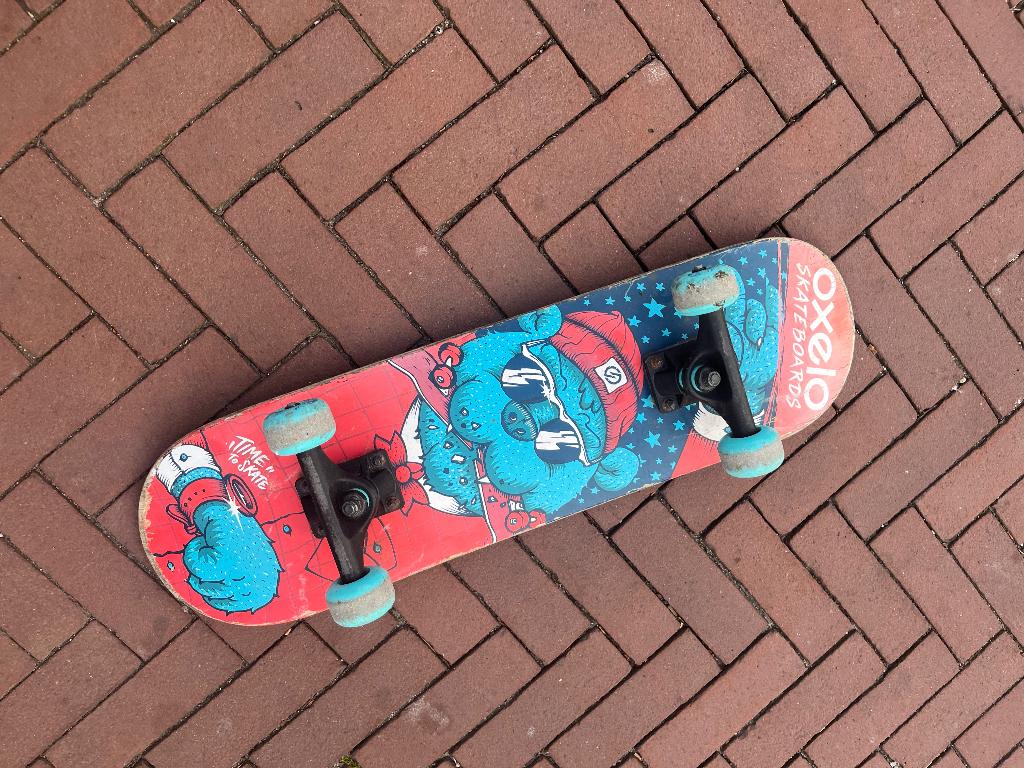 Oxelo skateboard, Ophalen, Gebruikt, Skateboard