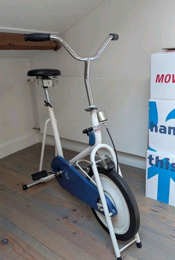 Kettler Hometrainer - Vintage Fitnessfiets, Sport en Fitness, Ophalen, Gebruikt, Metaal, Benen