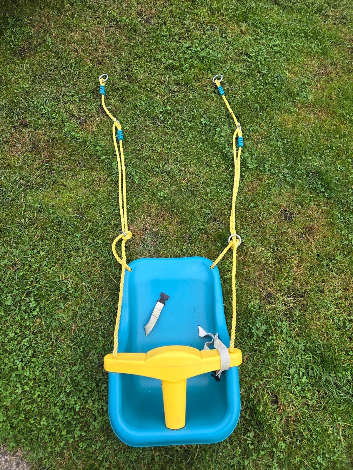 Schommel baby/peuter - Blauw/Geel, Ophalen, Gebruikt, Schommel