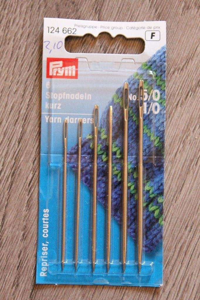 Prym - stopnaalden kort No. 5/0-1/0 - 124 662 #1973, Ophalen of Verzenden, Nieuw, Knoop of Knopen