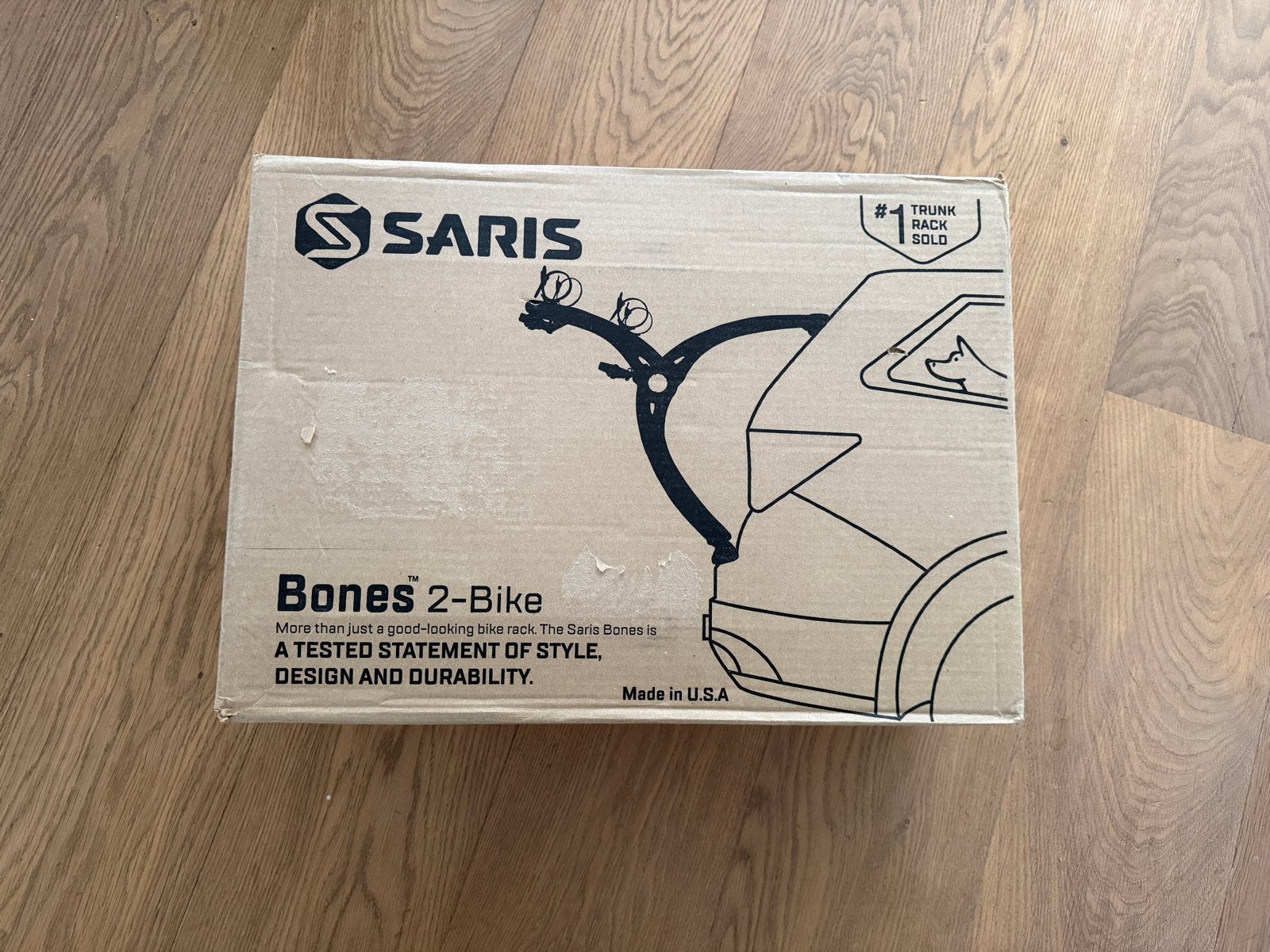Saris Bones 2 fietsendrager voor 2 fietsen, Ophalen of Verzenden, 2 fietsen, Nieuw, Achterklepdrager