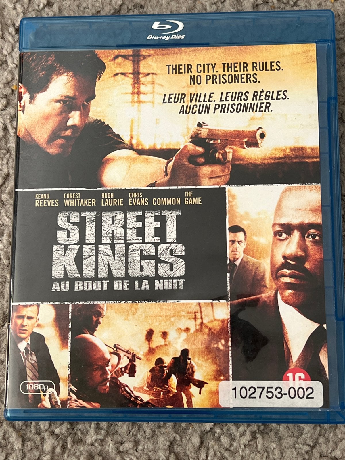 Street Kings Blu-ray - Actiethriller met Keanu Reeves, Vanaf 16 jaar, Nederlands, Film, Ophalen of Verzenden