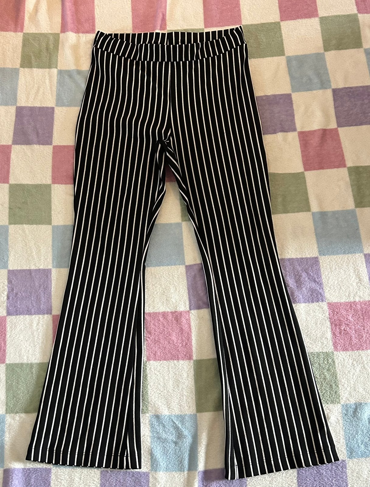 Colourful Rebel flared pants zwart/wit, maat XL, Wit, Maat 46/48 (XL) of groter, Nieuw, Ophalen of Verzenden