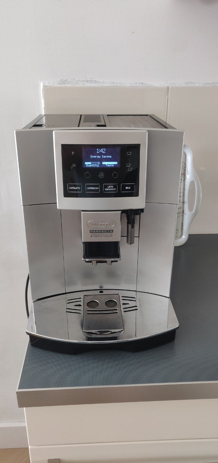 DeLonghi Perfecta volautomatische espressomachine, Witgoed en Apparatuur, Koffiezetapparaten, Ophalen of Verzenden