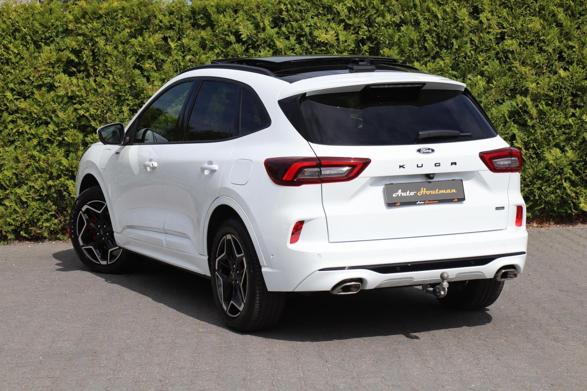 FORD KUGA 2.5 PHEV ST-LINE X | PANO | B&O | 360° | HEAD-UP, Auto's, Dealer onderhouden, Gebruikt, 4 cilinders, Wit